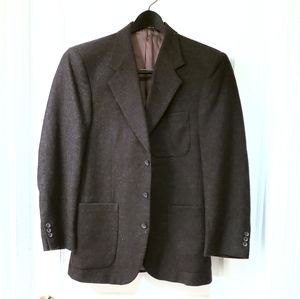 Mens 100% Wool Tweed Blazer Barrington